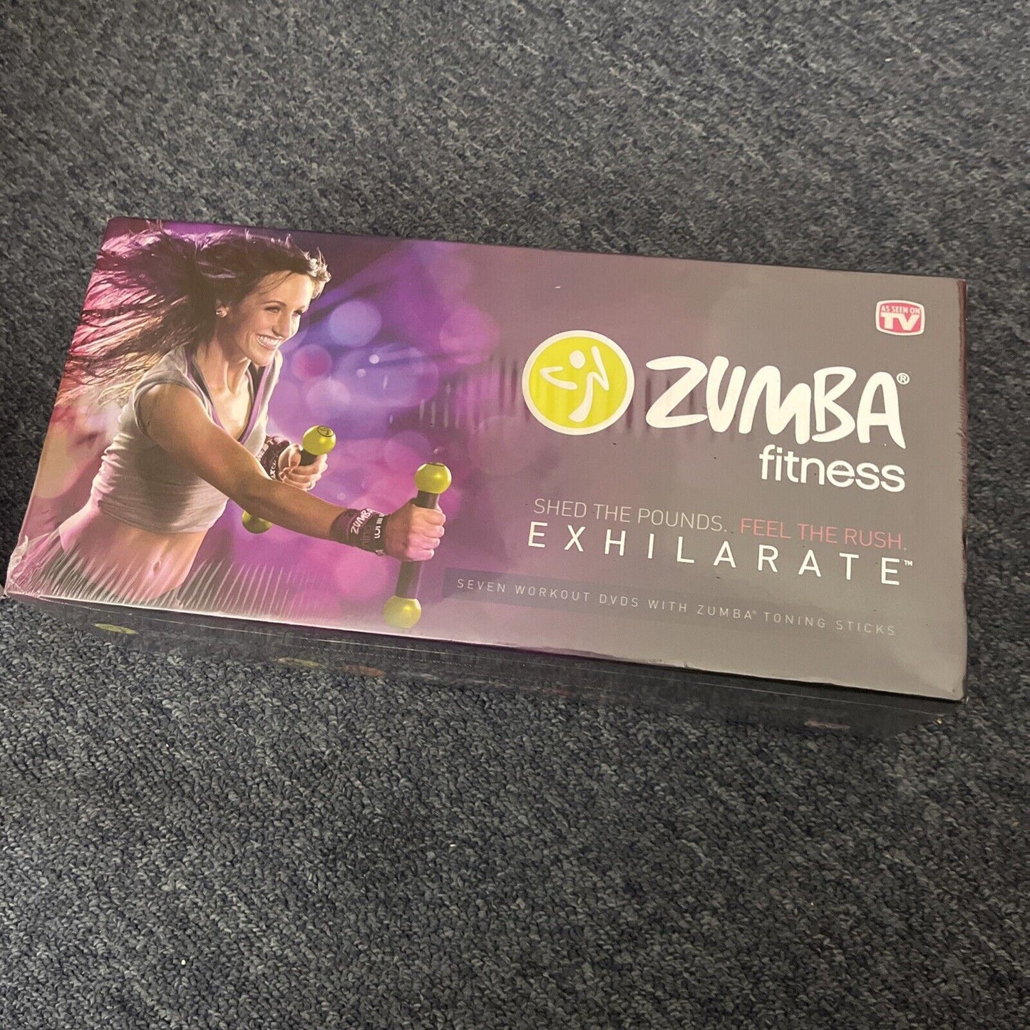 *New* Zumba Fitness Exhilarate & 2 Sticks & Target Zone DVDs