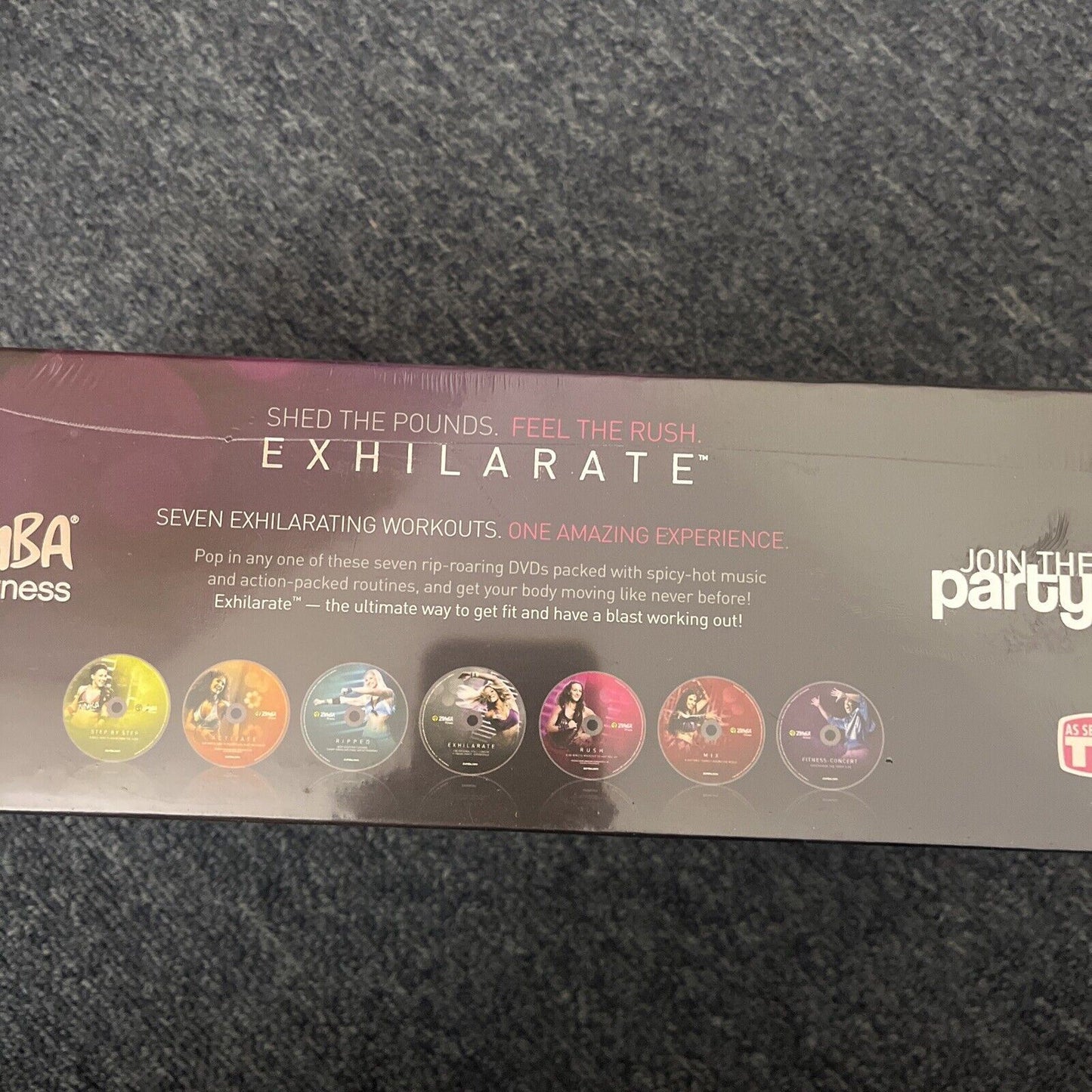 *New* Zumba Fitness Exhilarate & 2 Sticks & Target Zone DVDs