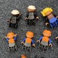 11x Lego Duplo Figure Construction Workers, Boy, Dog, Goat, Train Conductor