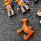 11x Lego Duplo Figure Construction Workers, Boy, Dog, Goat, Train Conductor