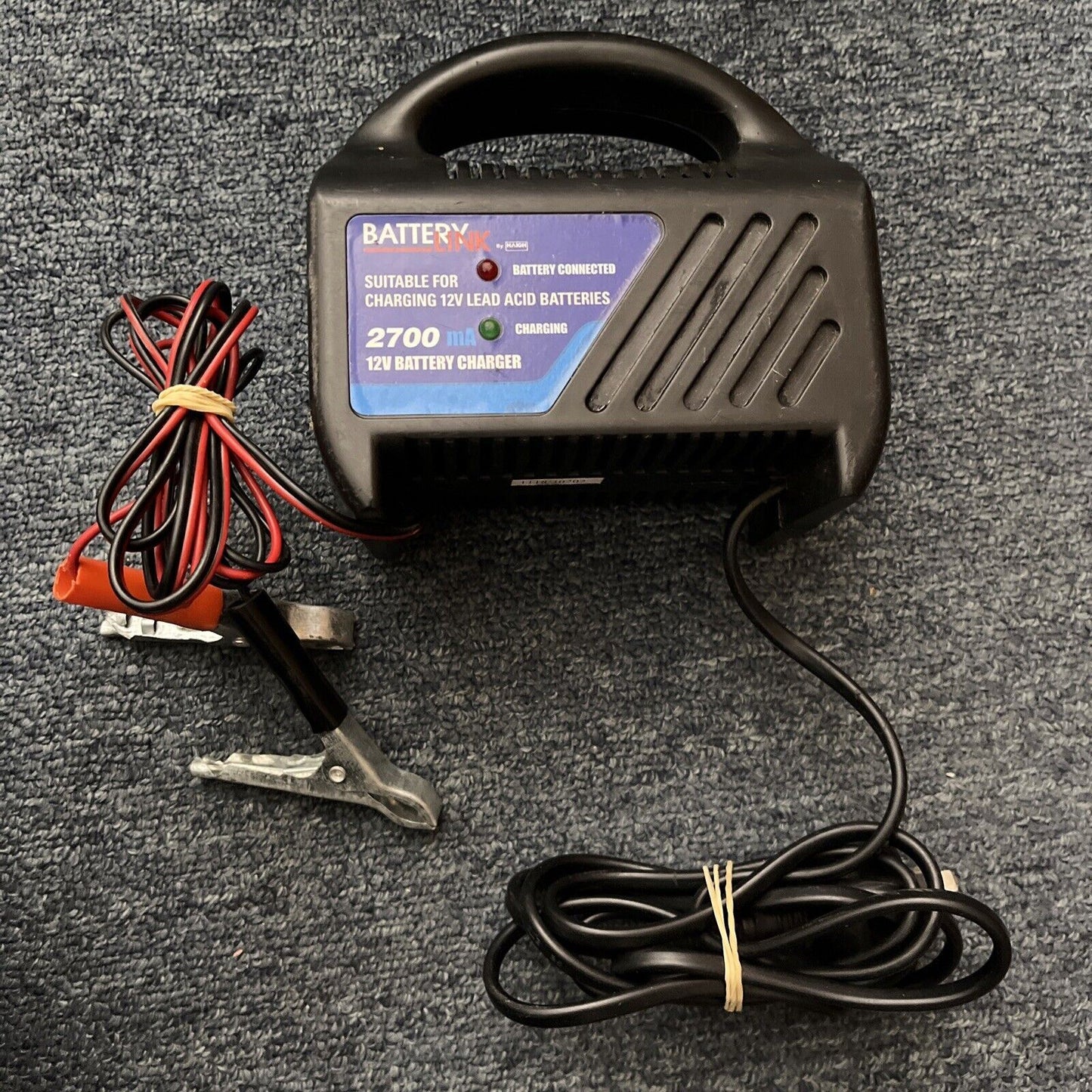 Battery Charger for Charging 12V Lead Acid Batteries Battery Link Haigh 2700mA