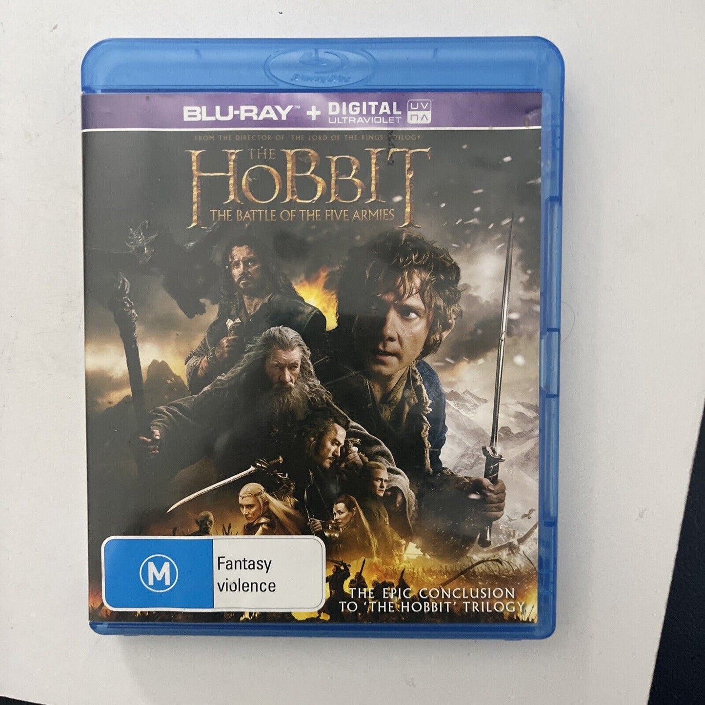 The Hobbit - The Battle Of The Five Armies (Blu-ray, 2014, 2-Disc) Region B