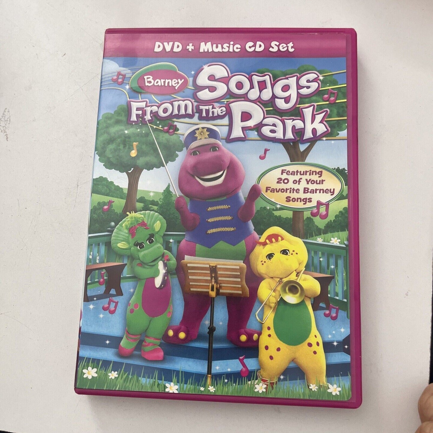 Barney - Songs From the Park (DVD+CD, 2002, 2-Disc) Region 1