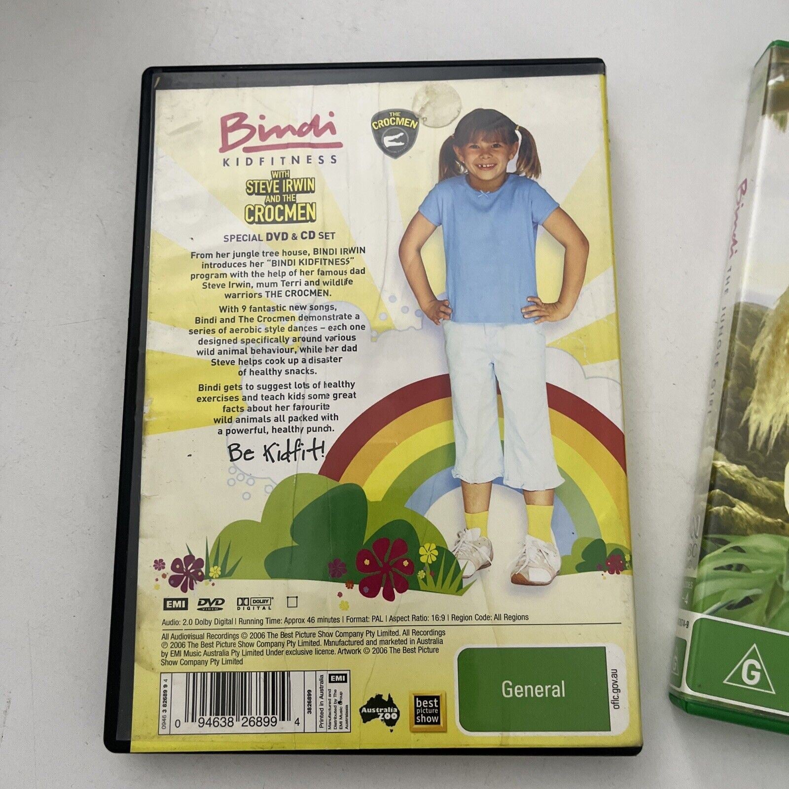 Bindi Kid Fitness with Steve Irwin Bindi The Jungle Girl DVD 3