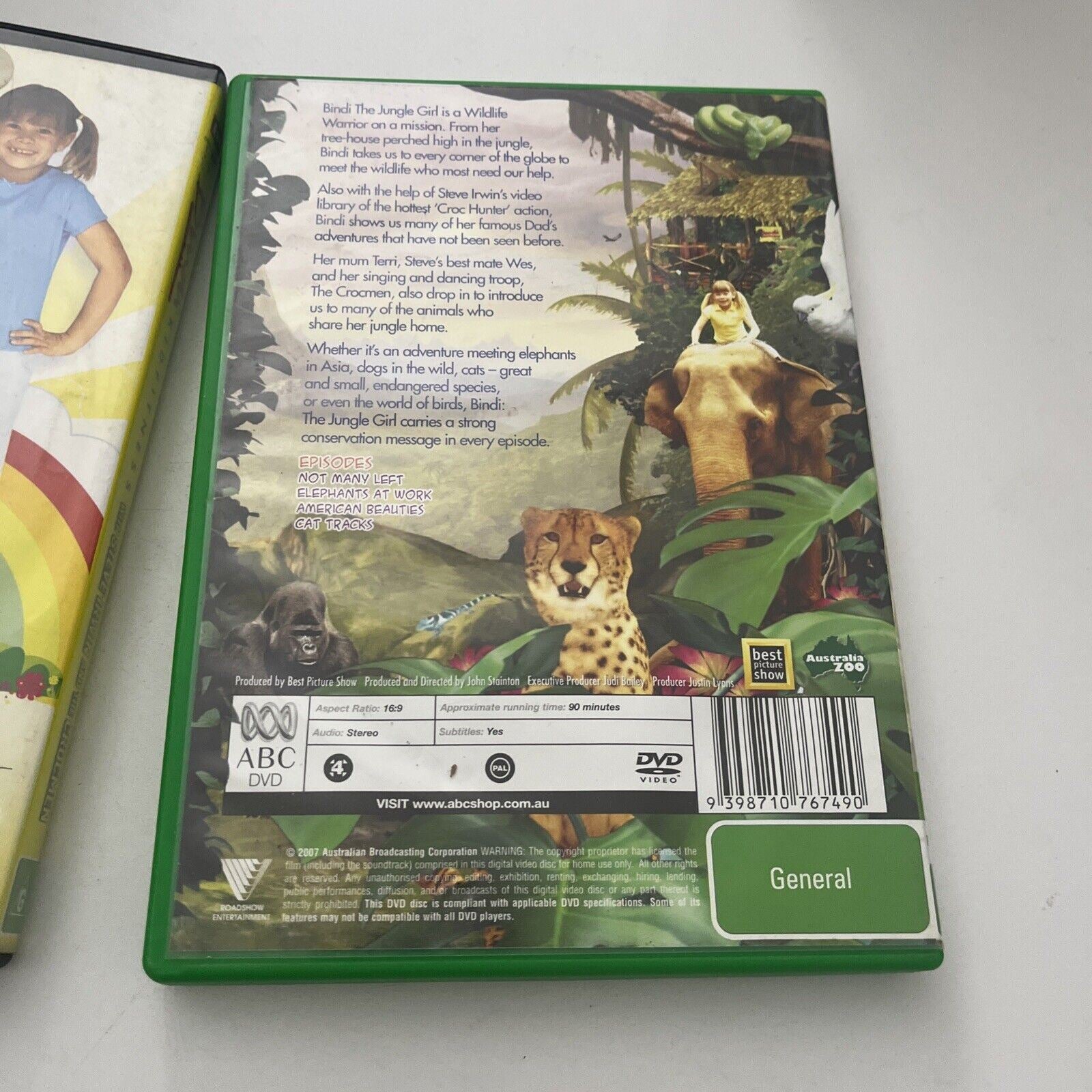 Bindi Kid Fitness with Steve Irwin Bindi The Jungle Girl DVD 3