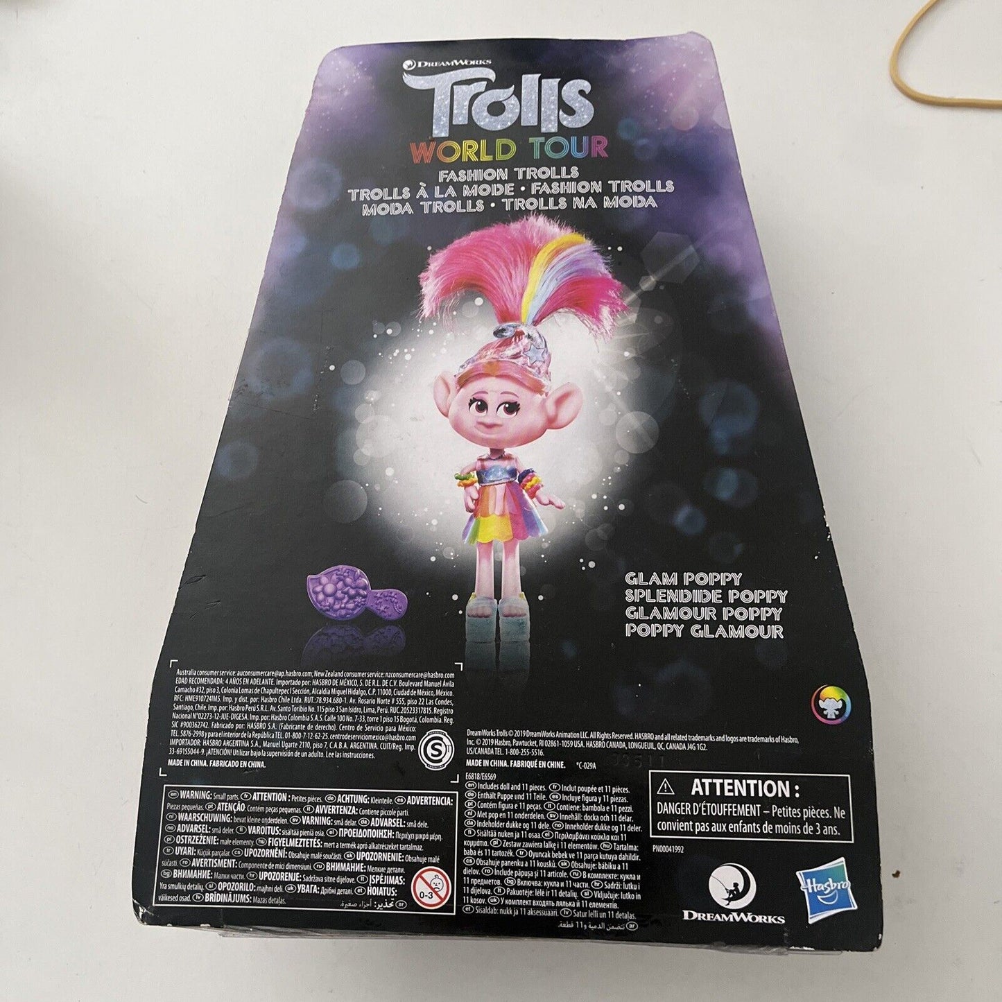 DreamWorks Trolls World Tour Glam Poppy Fashion Doll Toy