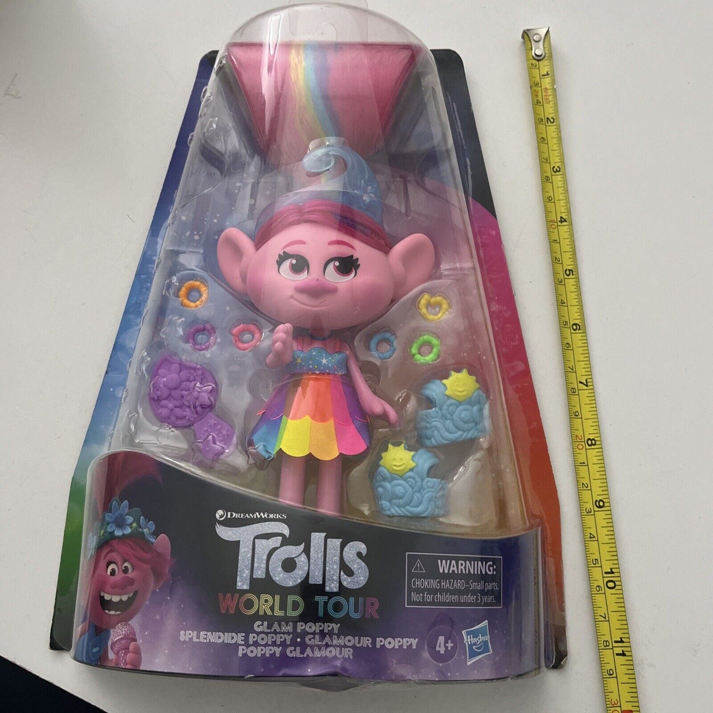 DreamWorks Trolls World Tour Glam Poppy Fashion Doll Toy