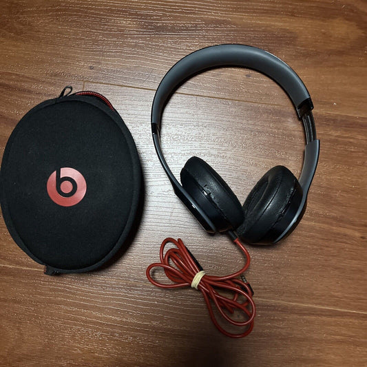 Beats Solo 2 Headphones Model B0518 Wired Black