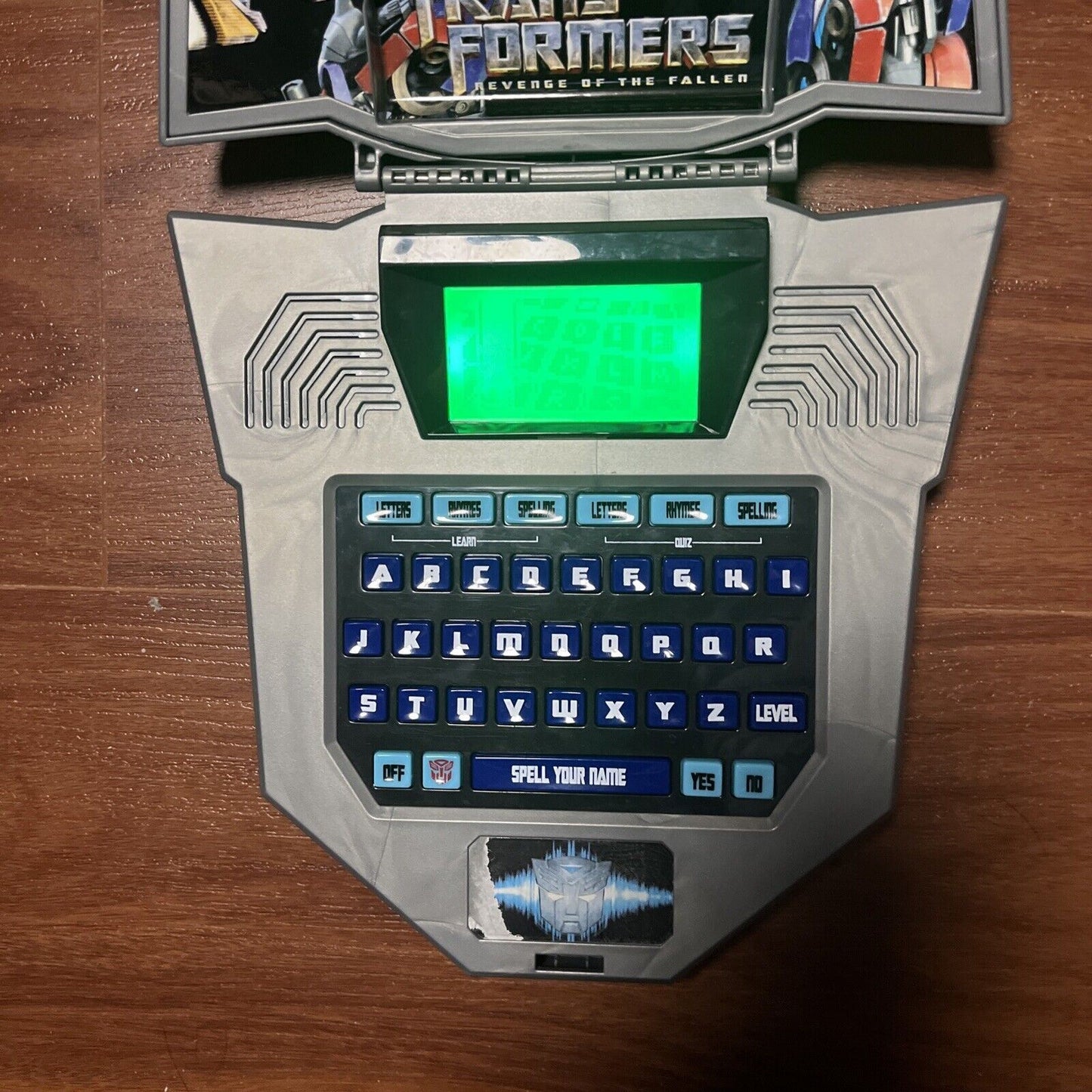 Transformers Revenge of the Fallen Learning Laptop Letters Spelling TF-724