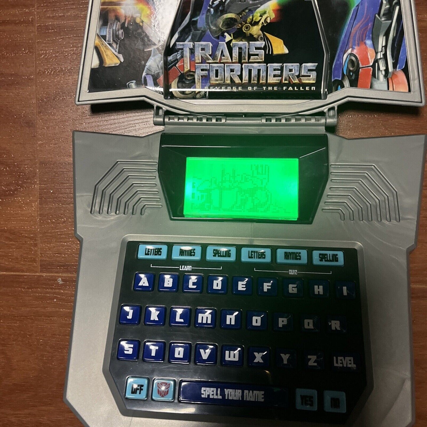 Transformers Revenge of the Fallen Learning Laptop Letters Spelling TF-724