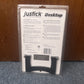 *NEW* Justick Electro Adhesion Notice Board Desktop 203x279mm Black