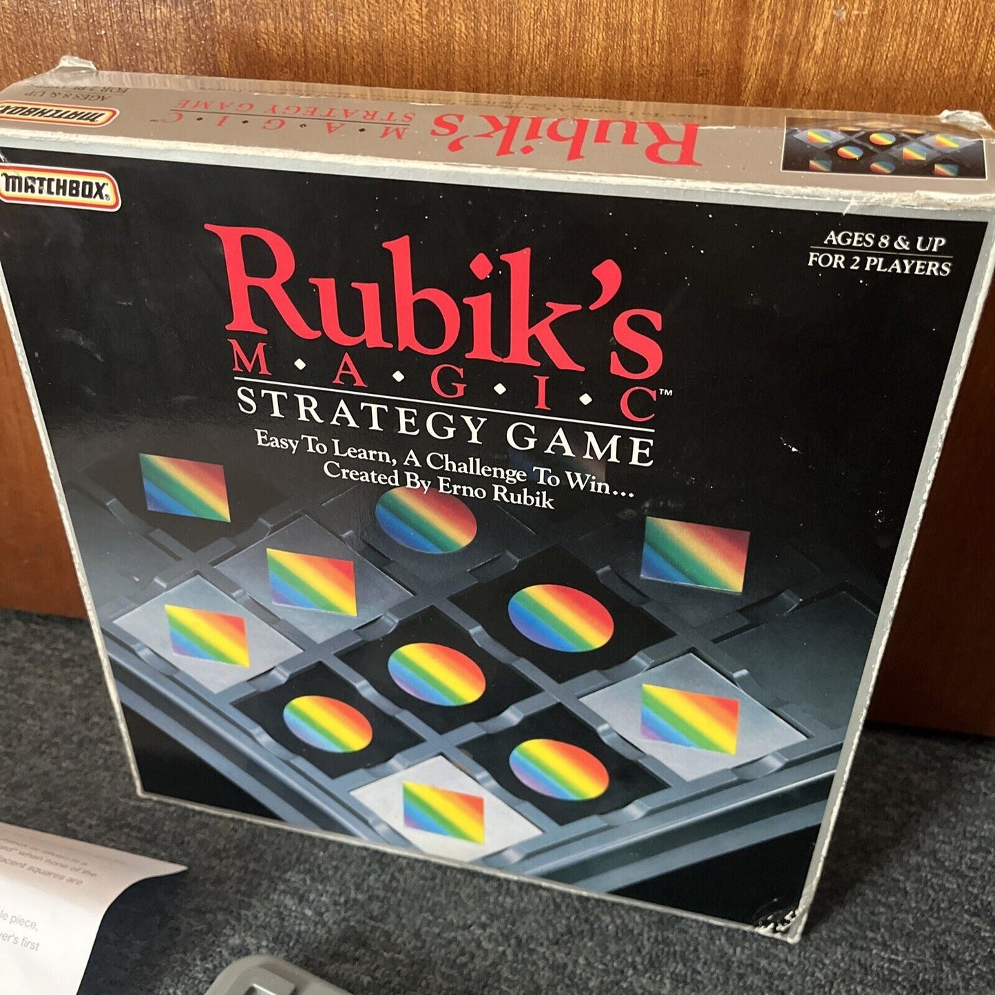 Rubik's Magic Strategy Game 1987 Easy to Learn - A Challenge to Win