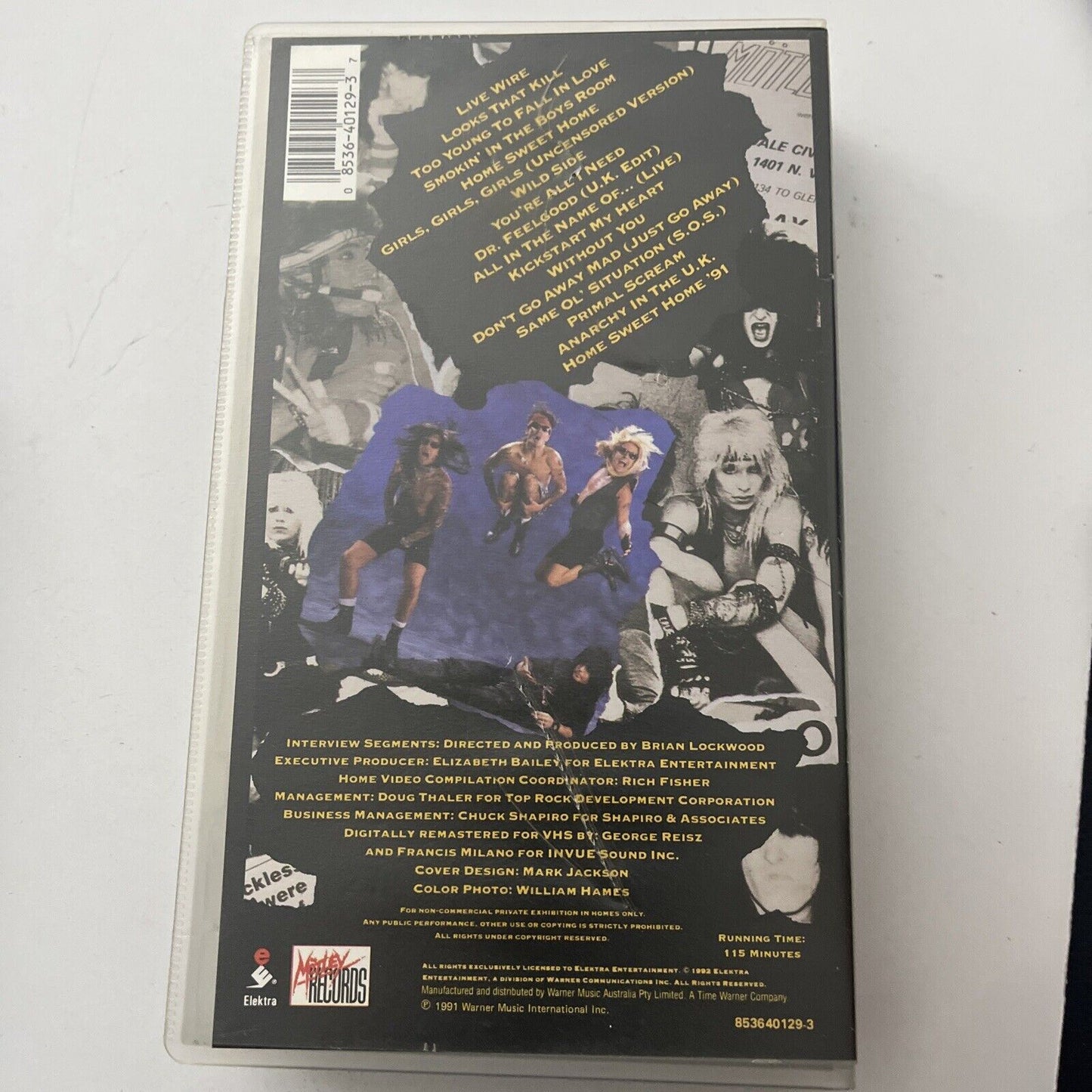 Mötley Crüe - Decade of Decadence '81-'91 (VHS, 1992) PAL