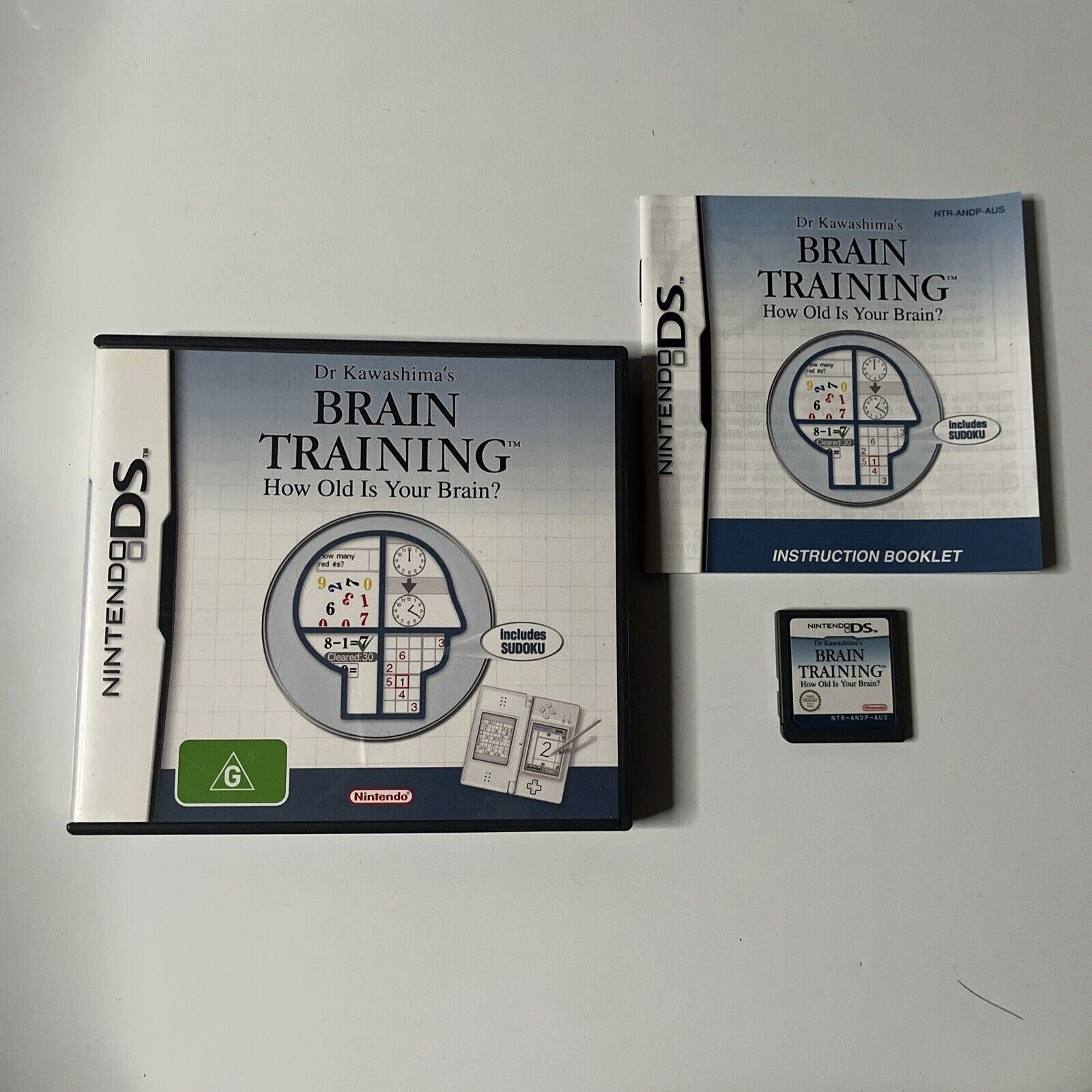 Brain Math Ds Brain Training (Nintendo DS) With Manual – Retro Unit