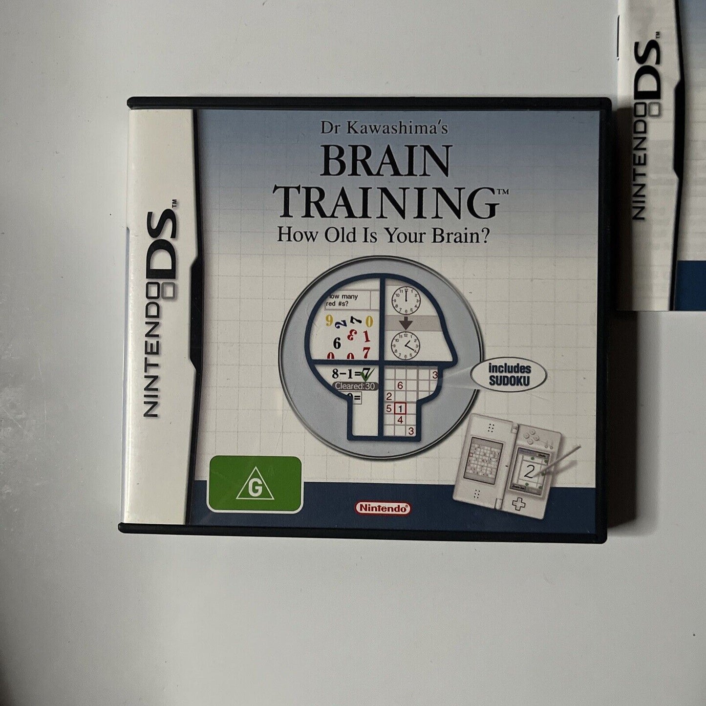 Brain Training (Nintendo DS) With Manual