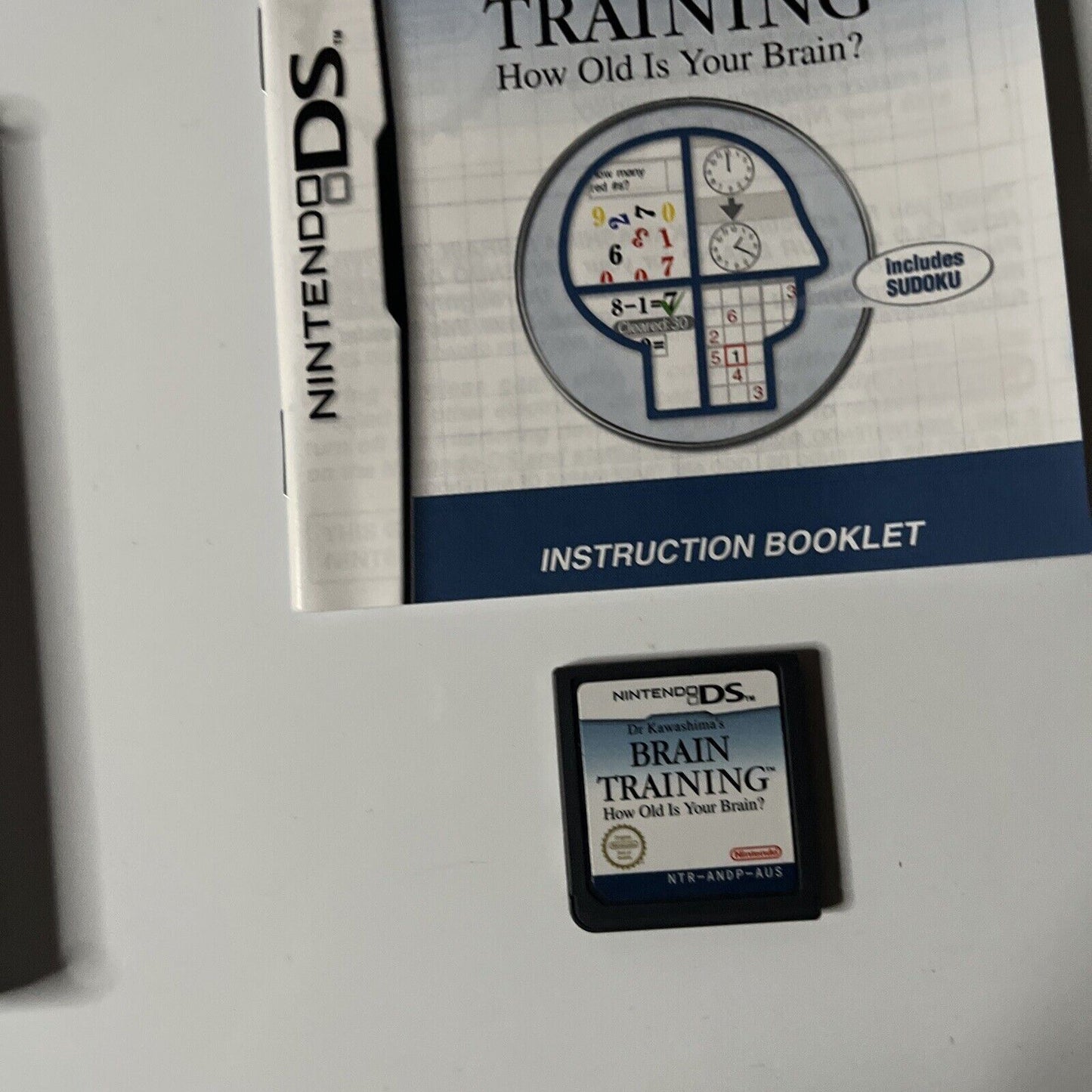 Brain Training (Nintendo DS) With Manual