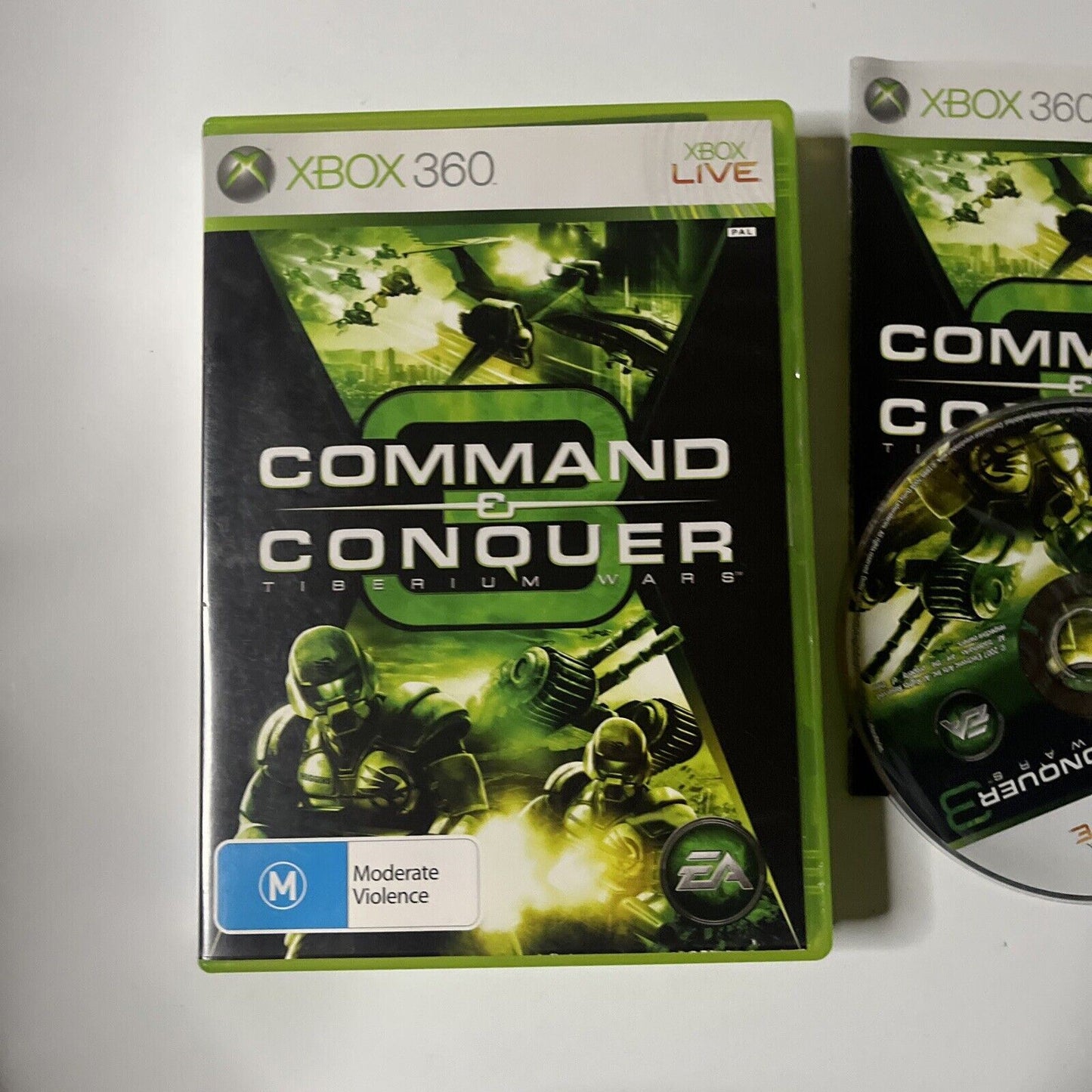 Command & Conquer 3 Tiberian Wars XBox 360 Game With Manual PAL