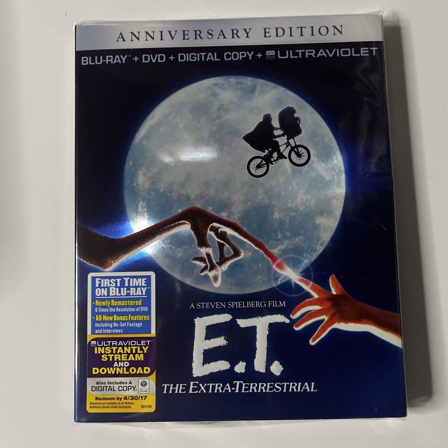 *New Sealed* E.T. Steven Spielberg - Anniversary Bluray Disc- US Version
