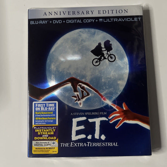 *New Sealed* E.T. Steven Spielberg - Anniversary Bluray Disc- US Version