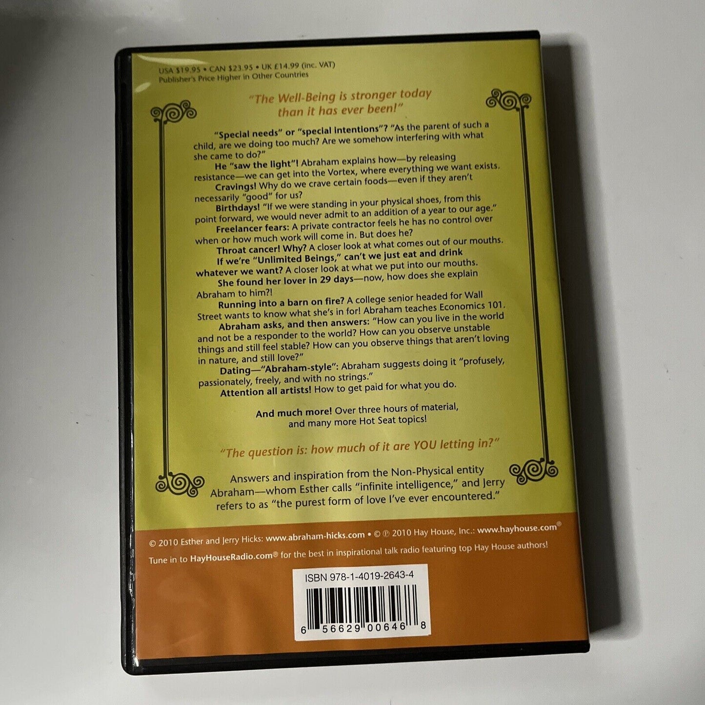 Esther & Jerry Hicks: Who You Really Are! (DVD, 2010, 2-Disc) All Regions