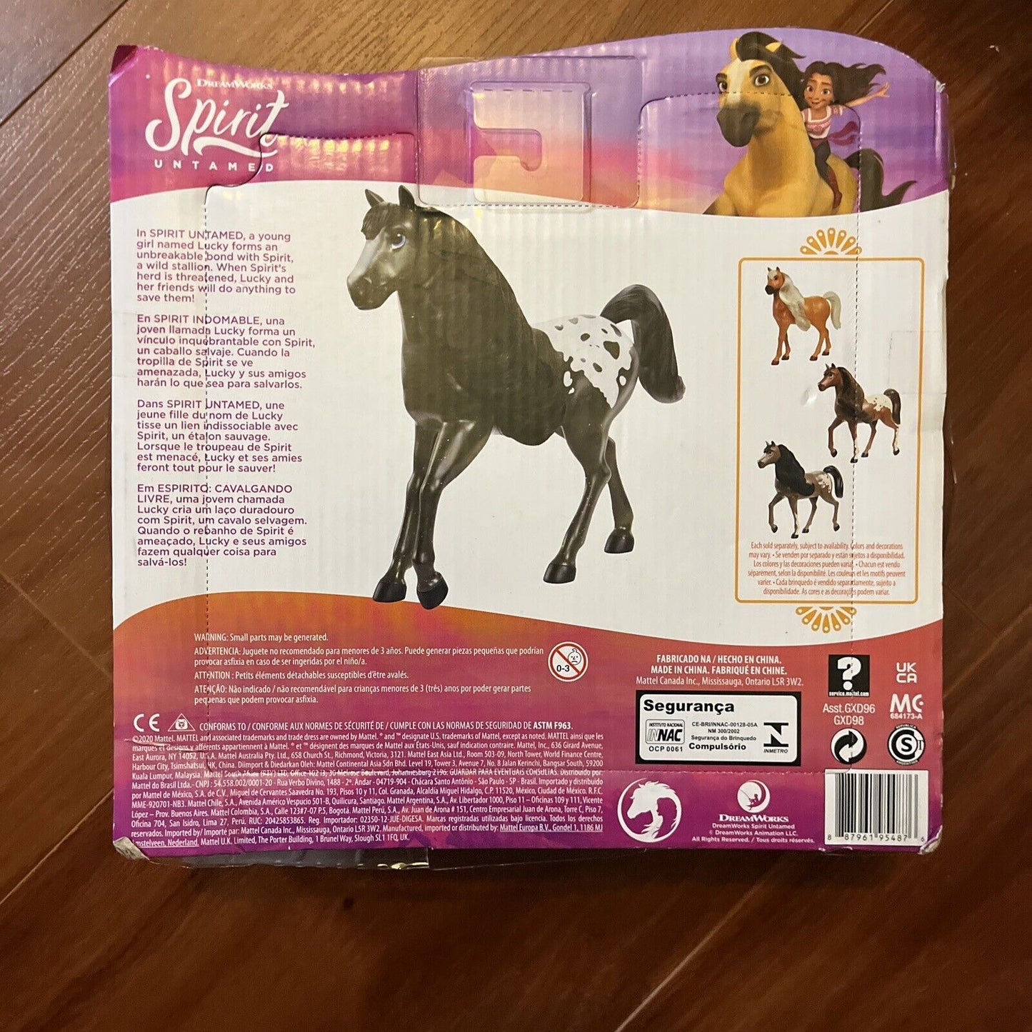 Black Pinto SPIRIT UNTAMED DreamWorks  Herd Horse