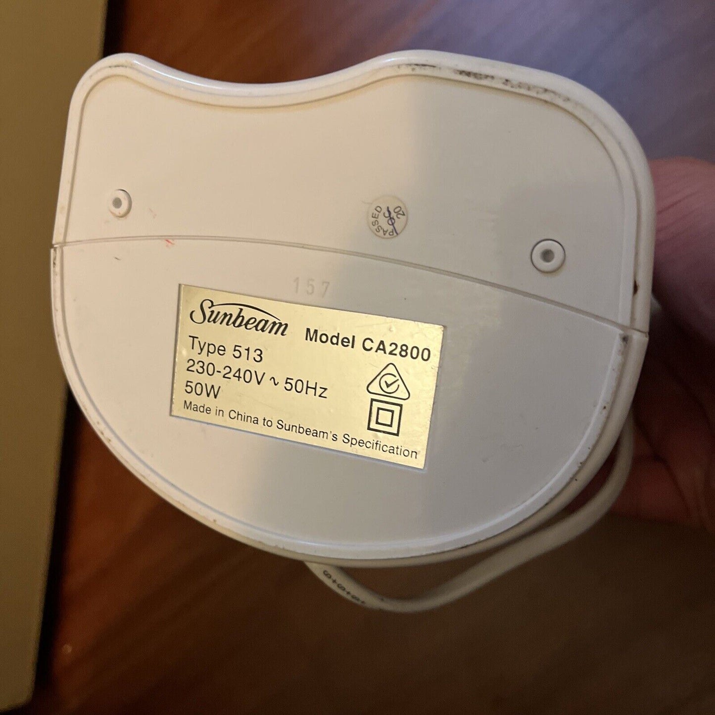 Sunbeam CA2800 Can Opener - White