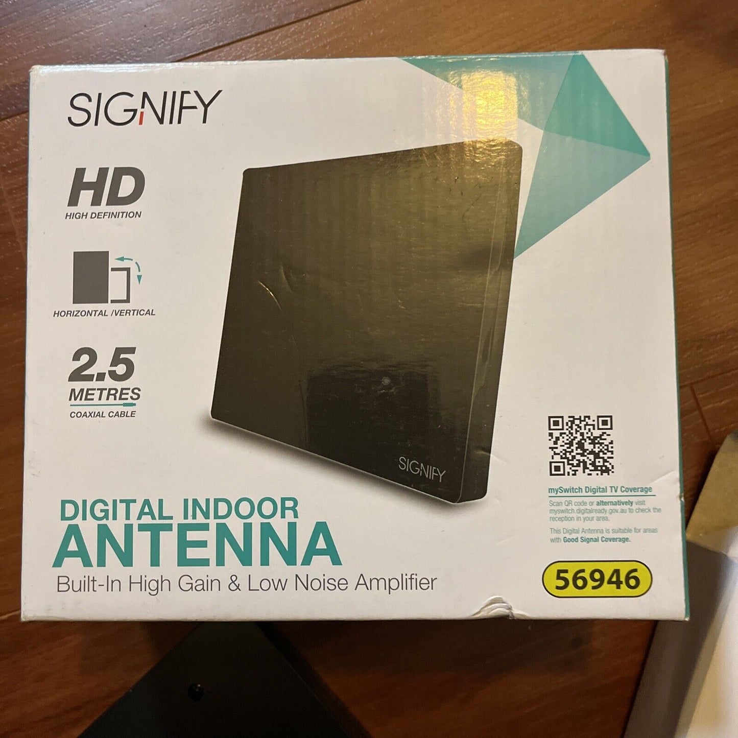 Signify Digital Indoor Antenna Built-in High Gain & Low Noise Amplifier