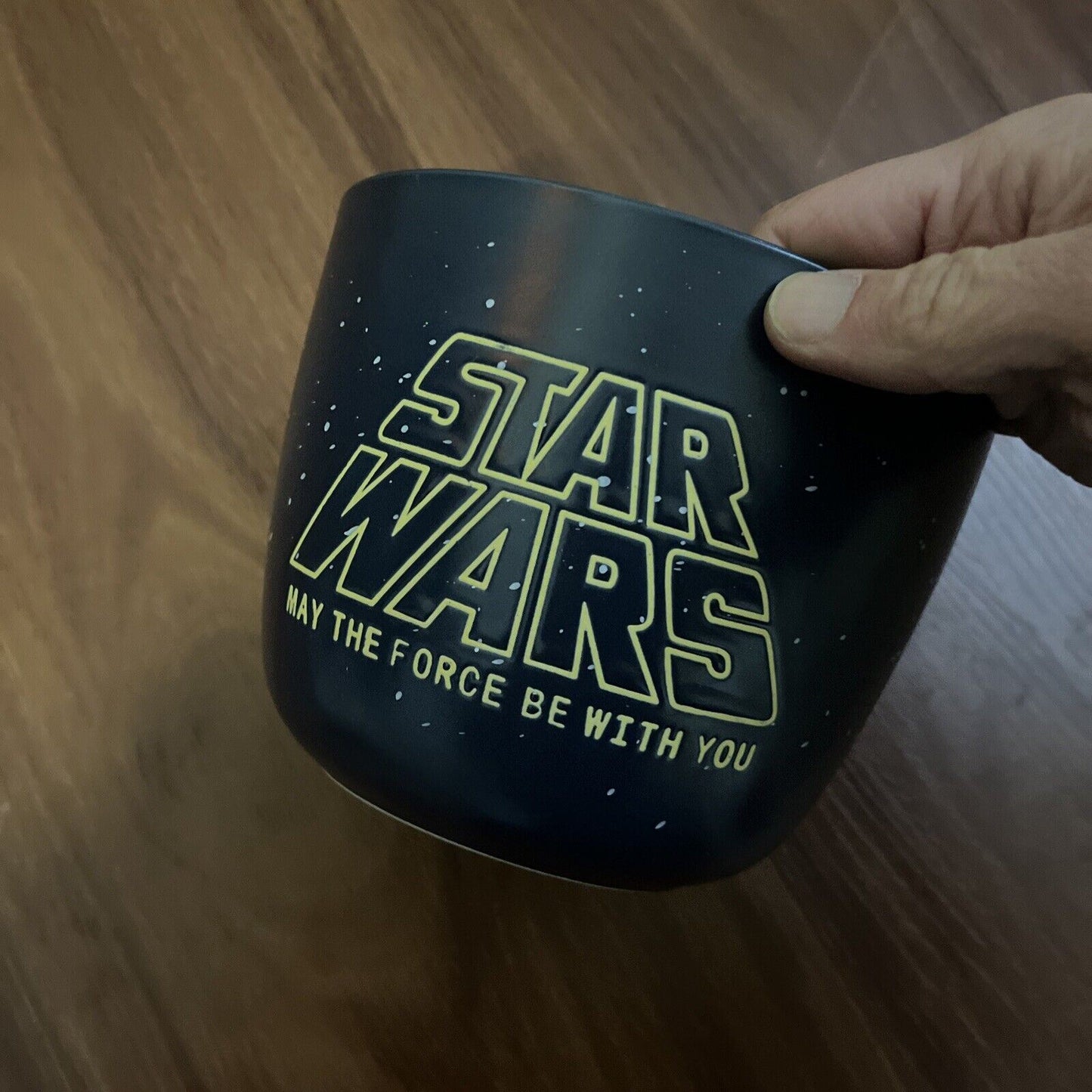 Star Wars May The Force be With You Stoneware Feed Me Bowl Typo