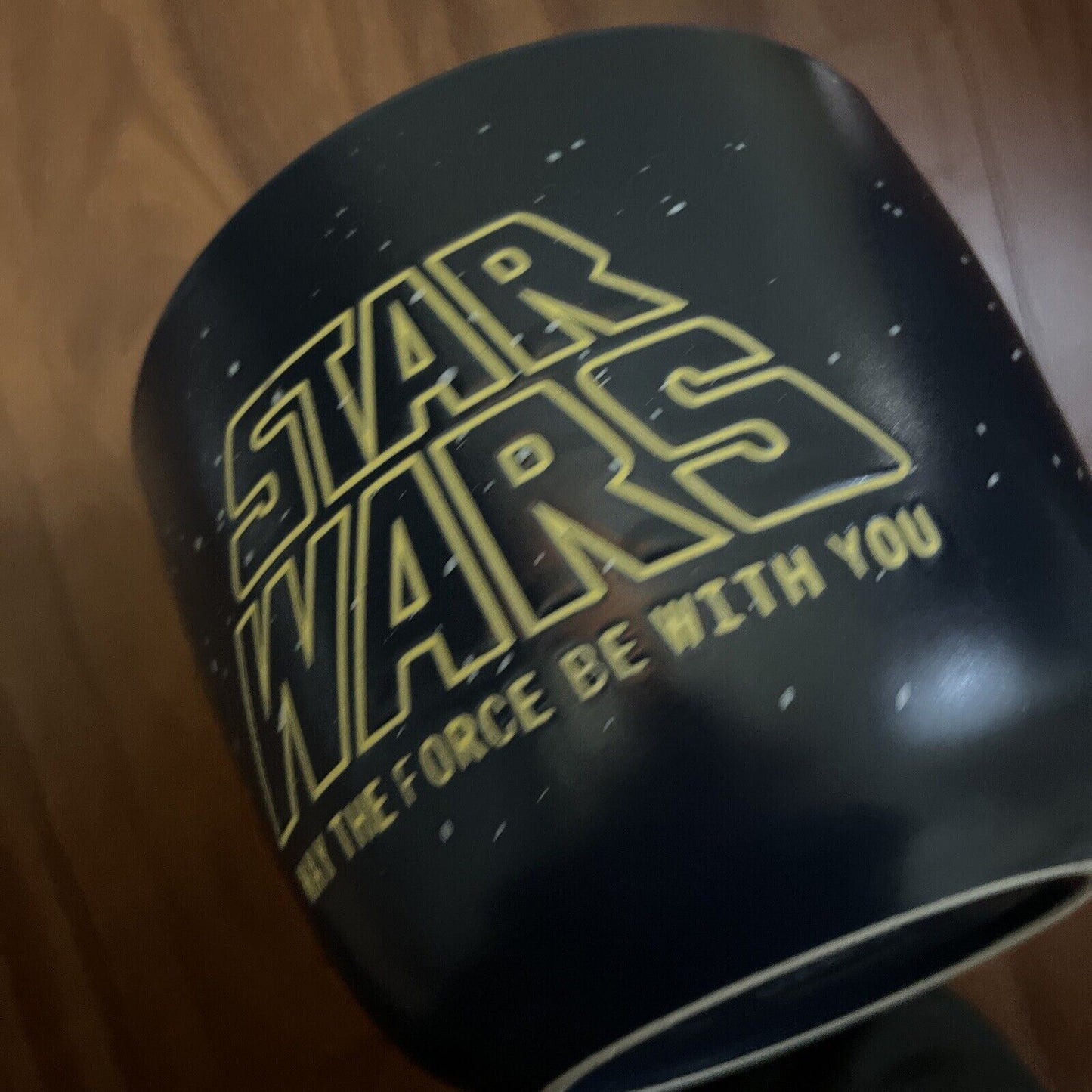 Star Wars May The Force be With You Stoneware Feed Me Bowl Typo