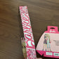Barbie Doll Rose Print Dress 11" Scrunchie, 2x Hair Clips 6x Hair Ties 2011