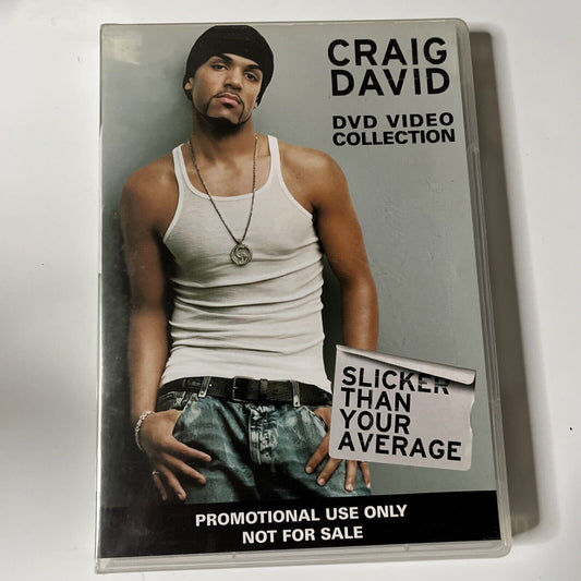 Craig David - Slicker Than Your Average (DVD, 2002) PROMO - DVD All Regions