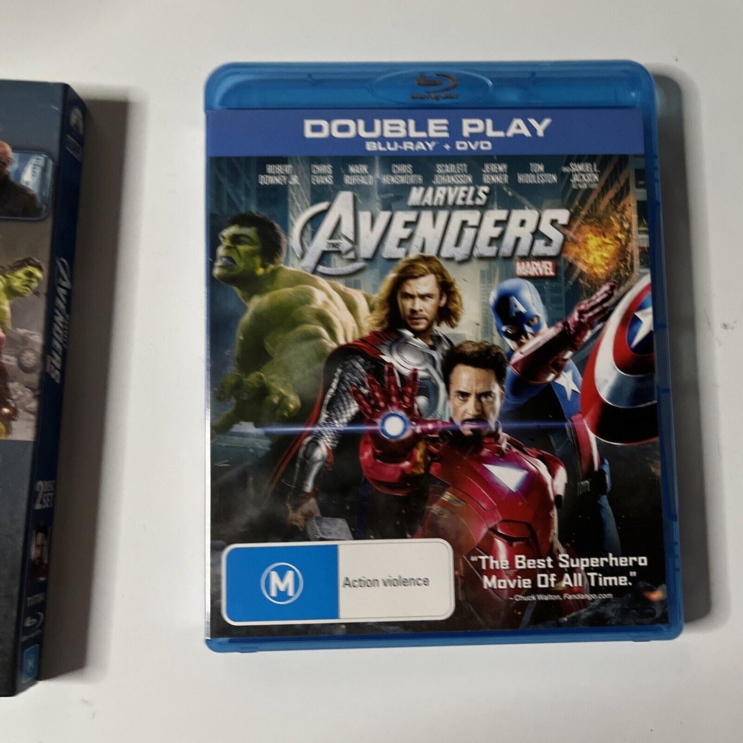 Marvel's The Avengers (Blu-ray + DVD, 2012, 2-Disc) Region B Chris Hemsworth