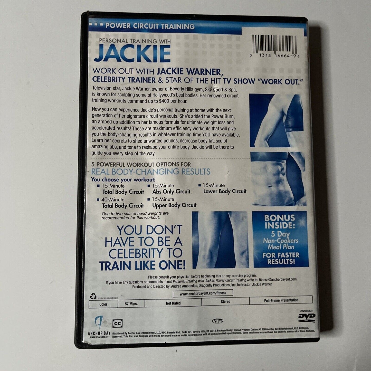Personal Training With Jackie - Power Circuit Training (DVD, 2009) Region 1