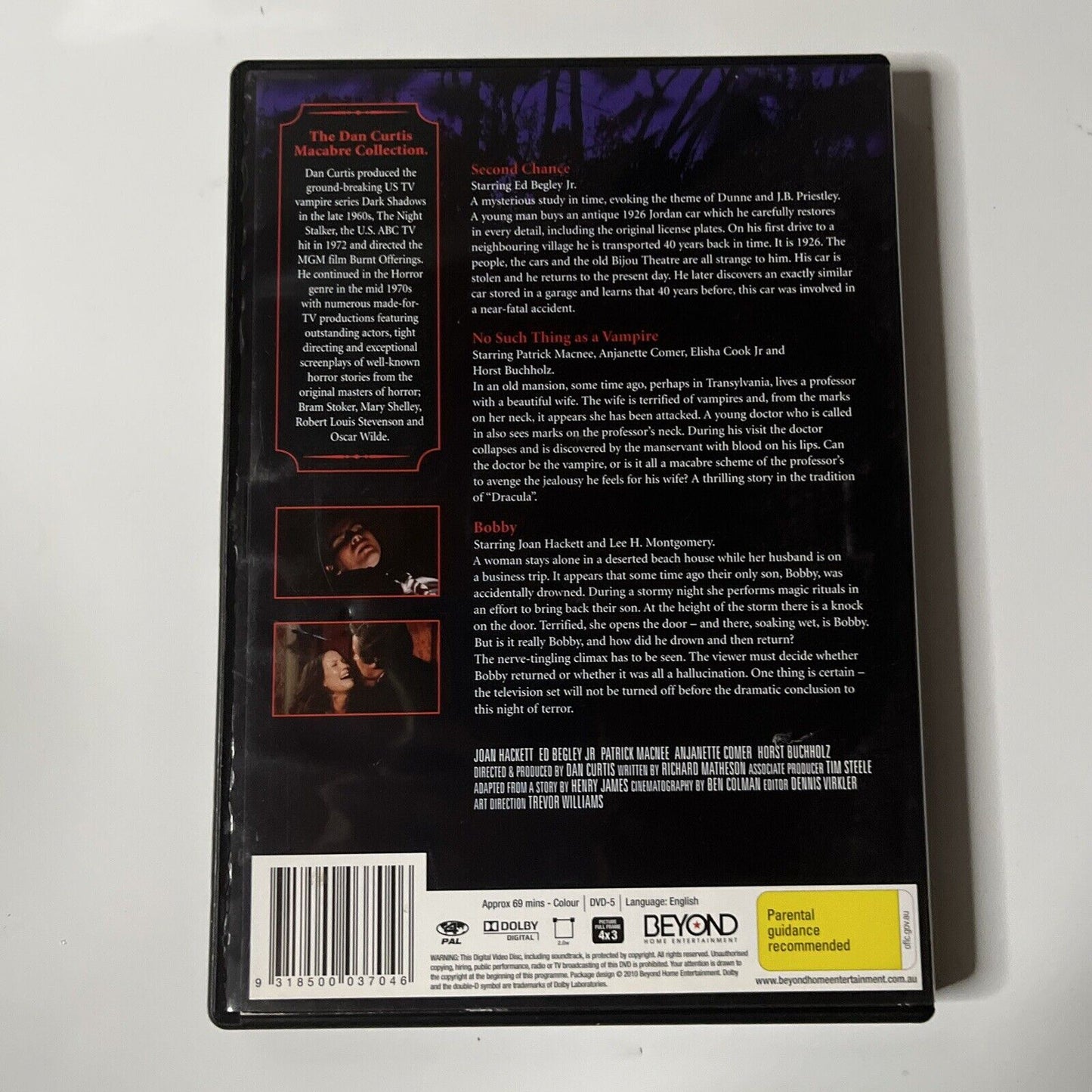 Dead Of Night (DVD, 1977) Ed Begley Jr., Anjanette Comer, Region 4