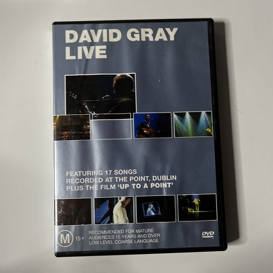 David Gray - Live (DVD, 2000) Region 4&2