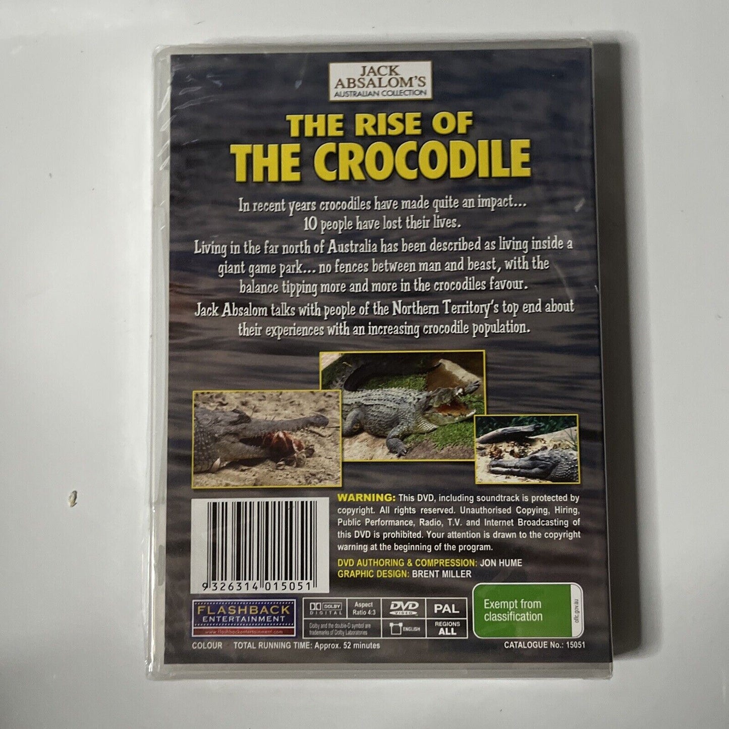 *New Sealed* Jack Absalom's The Rise of the Crocodiles (DVD) All Regions