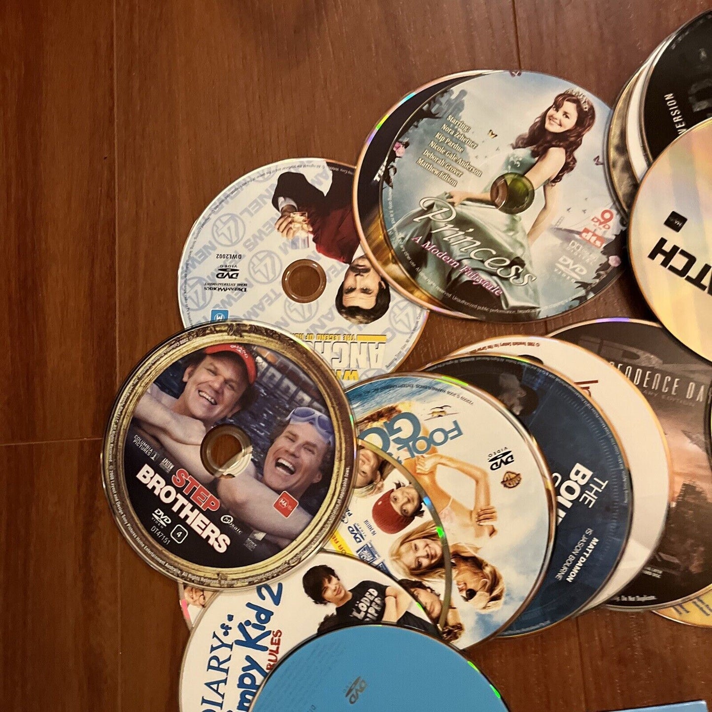 100x Approx DVDs Genuine Bulk Lot Loose with No Case/Covers Region 4