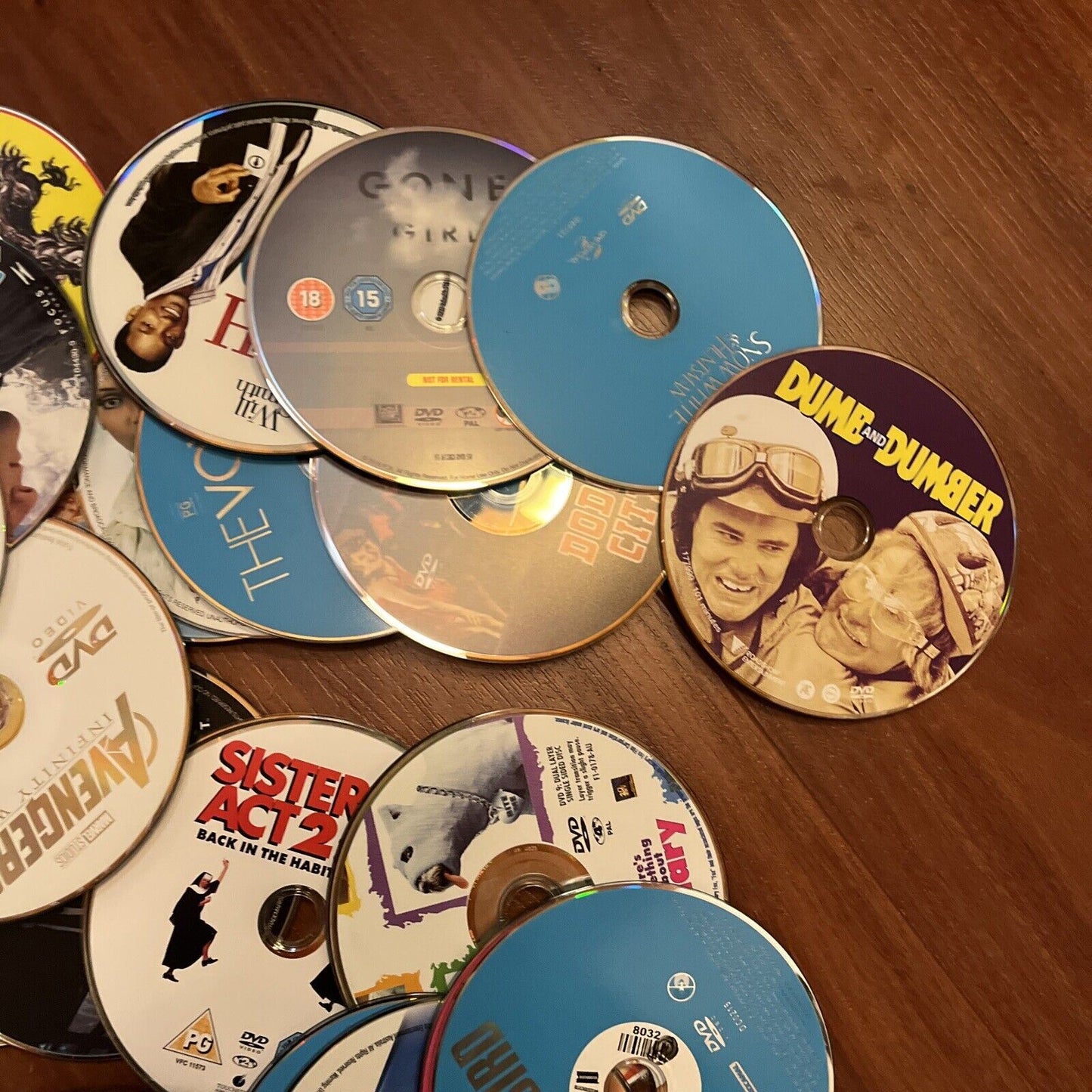 100x Approx DVDs Genuine Bulk Lot Loose with No Case/Covers Region 4