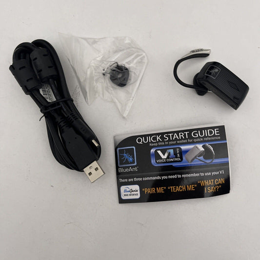 BlueAnt V1 Voice Control Bluetooth Headset *Never Used*