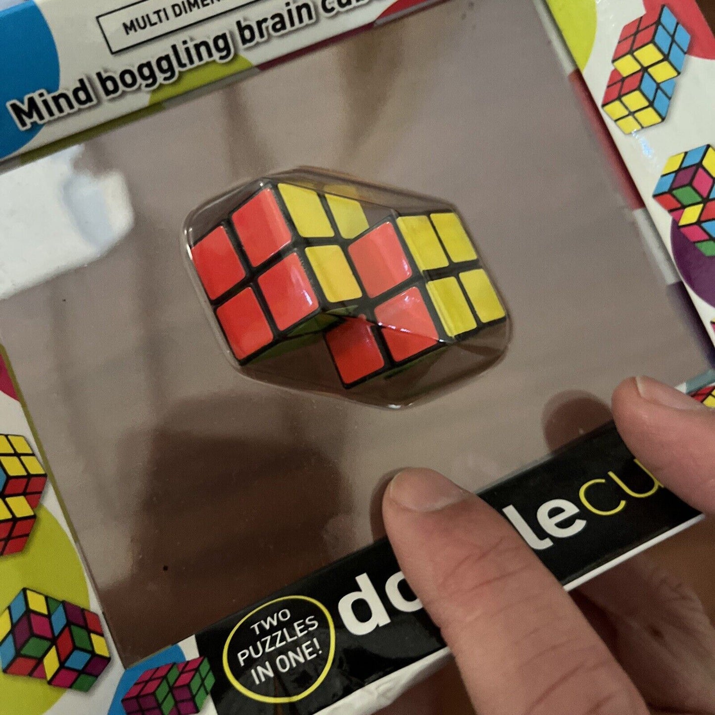 Double Cube - Two Puzzles in One! Multidimensional Puzzle