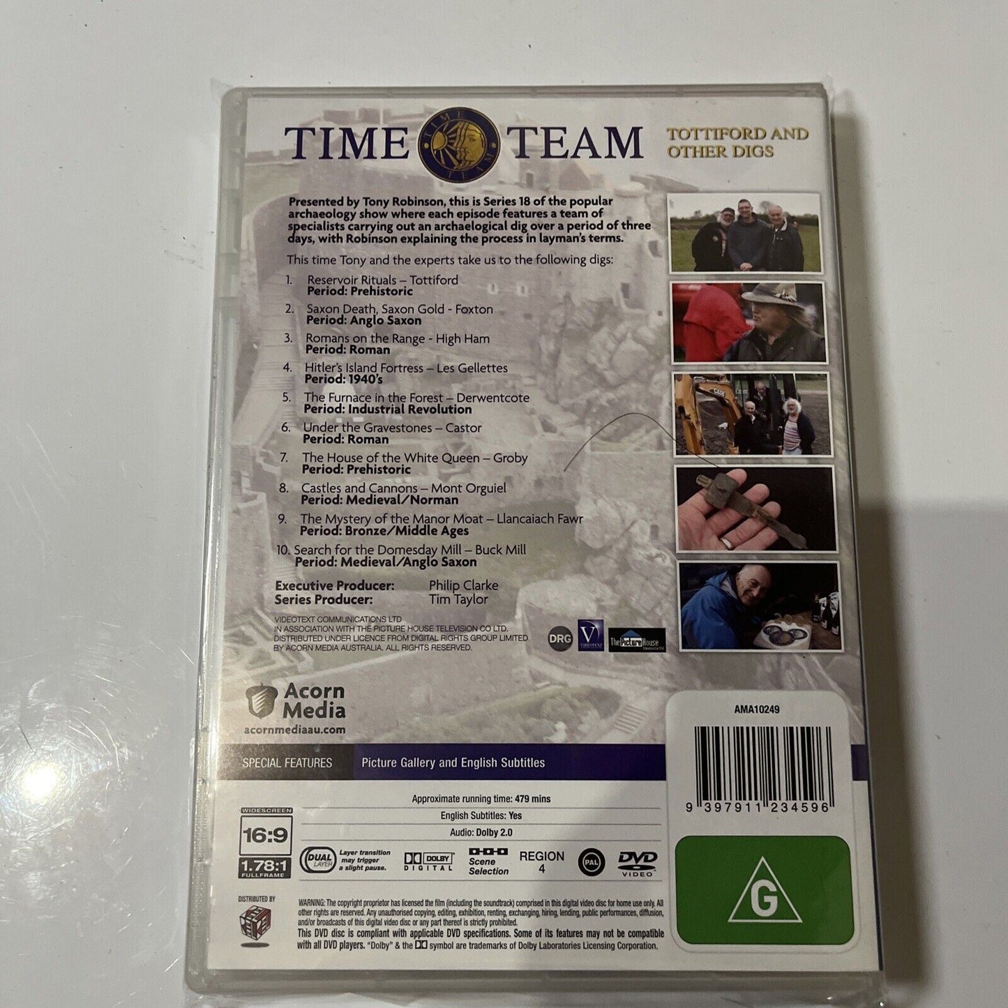 Time Team - Tottiford And Other Digs (DVD, 2011, 3-Disc) NEW Region 4