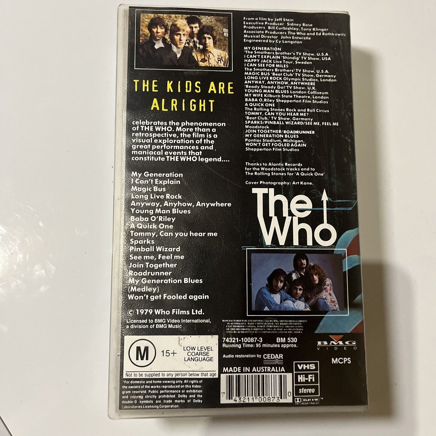 The Who - The Kids Are Alright (VHS, 1979) PAL