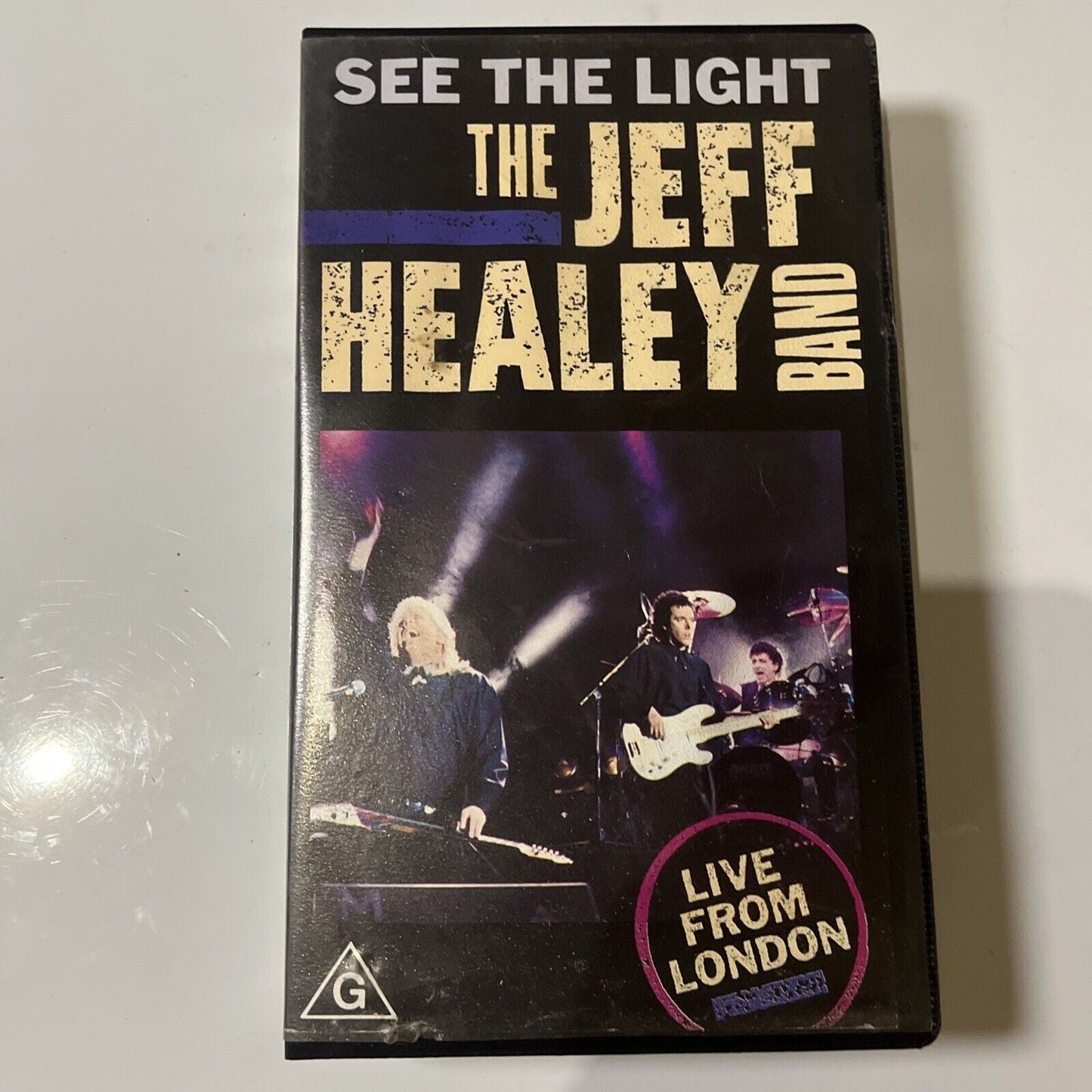 The Jeff Healey Band - See The Light (VHS, 1989)  PAL Video
