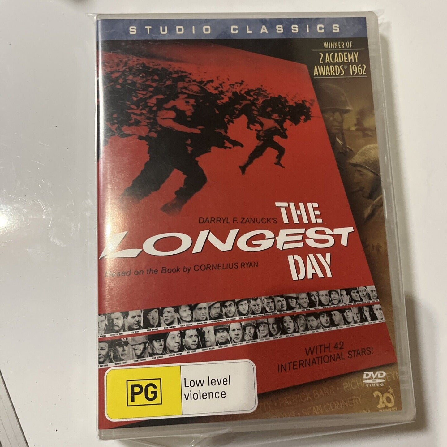 The Longest Day (DVD, 1962) John Wayne, Rod Steiger, Robert Ryan, NEW Region 4