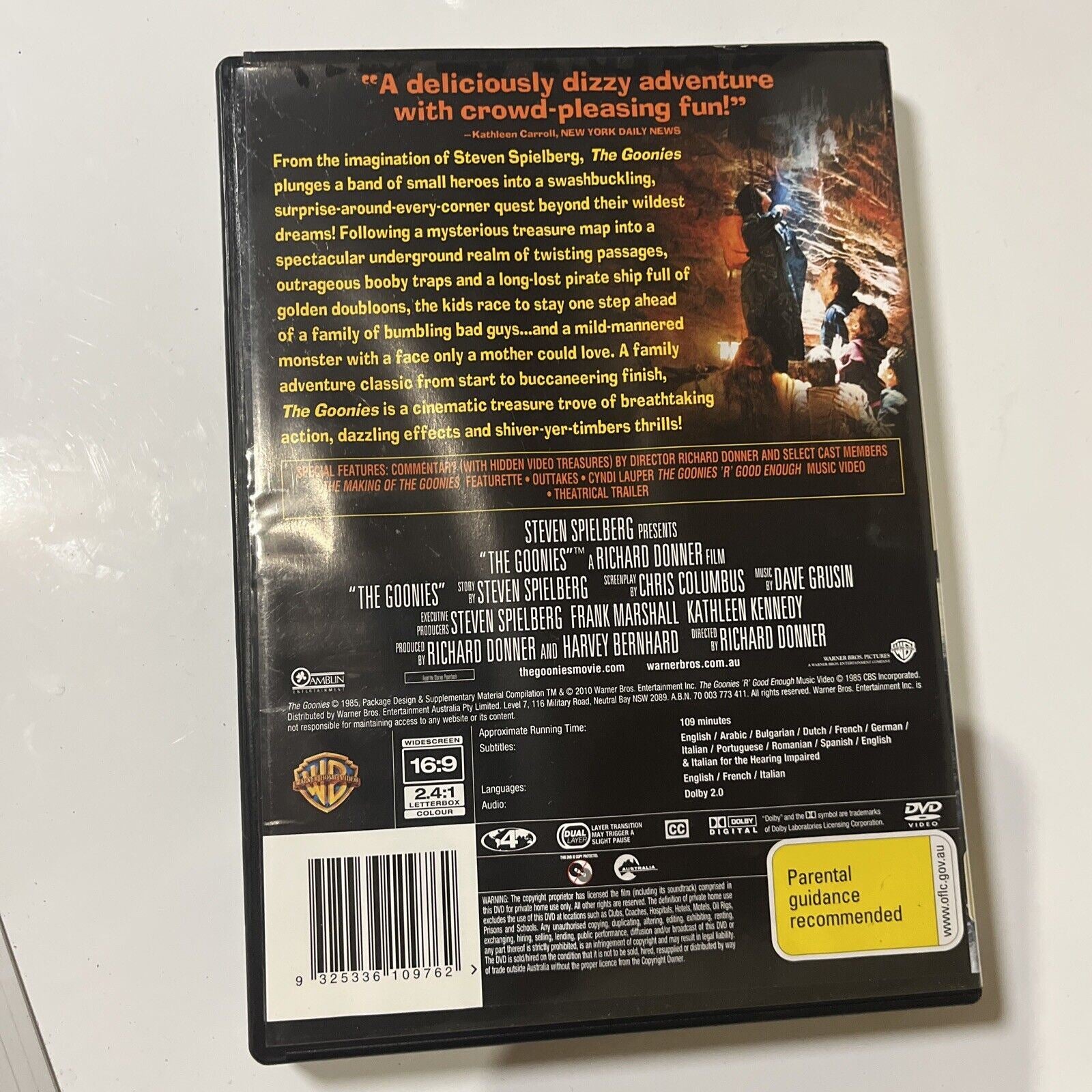 The Goonies (25th Anniversary Edition, DVD, 1985) Anne Ramsey, NEW Reg ...