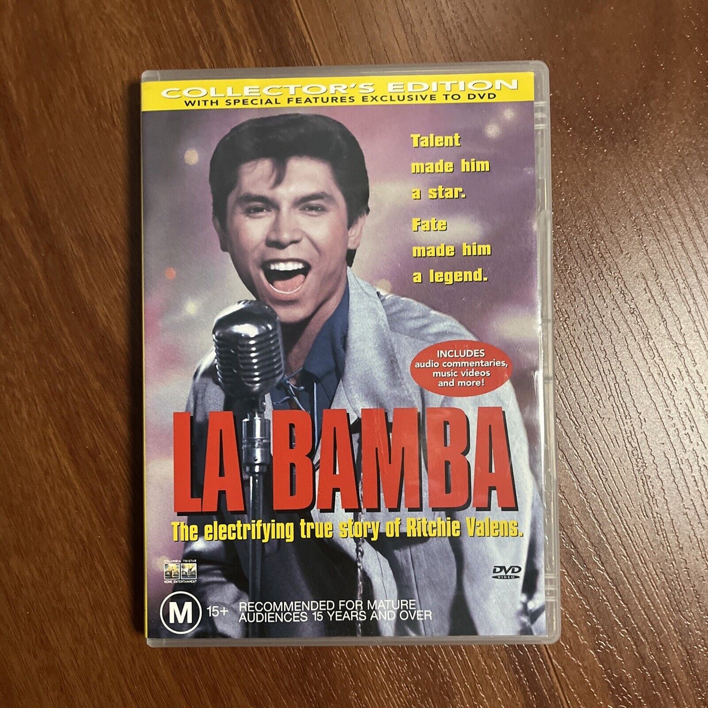 La Bamba (DVD, 1987) Lou Diamond Phillips, Esai Morales, NEW Region 4