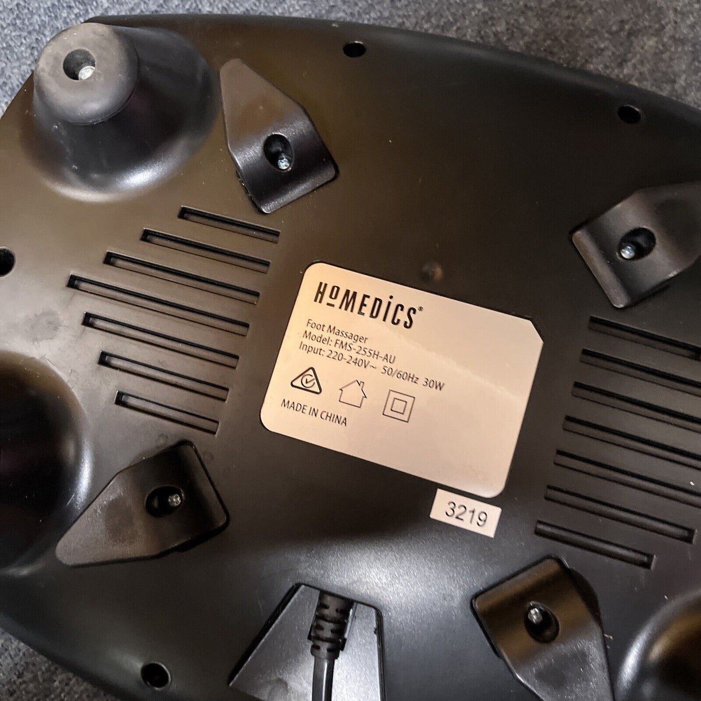 HoMedics FMS-255H-AU Shiatsu Elite Foot Massager with Heat - Black