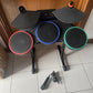 Guitar Hero Wireless Drum Kit & Microphone for Xbox 360 *No Pedals 1 Knob Stick*