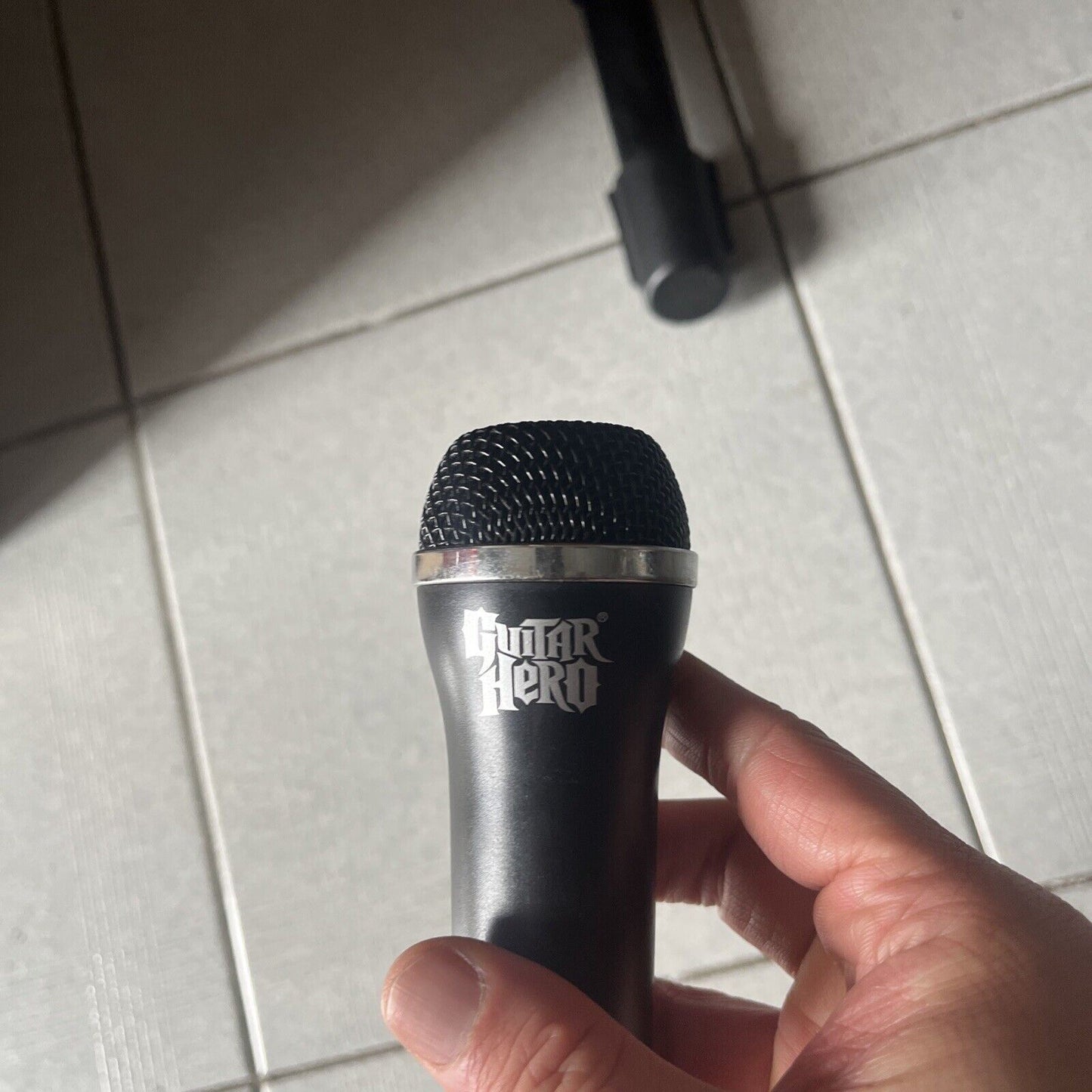 Guitar Hero Wireless Drum Kit & Microphone for Xbox 360 *No Pedals 1 Knob Stick*