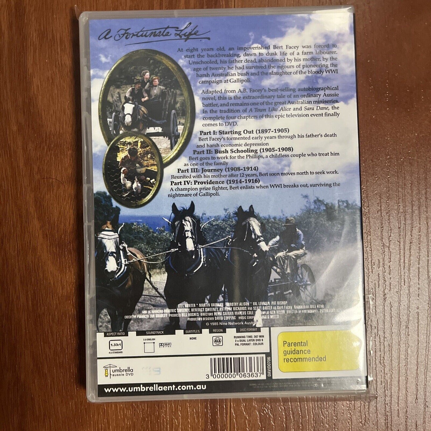 A Fortunate Life - Complete Miniseries (DVD, 1984, 2-Disc) NEW All Regions